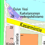 Oulun Veden karttaote